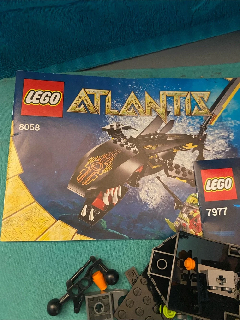 Atlantis Lego Books and Legos Mixed